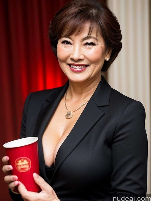 related ai porn images free for Milf Two Busty Perfect Boobs Beautiful Perfect Body 70s Party Suit Stylish Secretary Professor Bra Jacket Cleavage Detailed Chinese Dark Lighting Happy Pixie