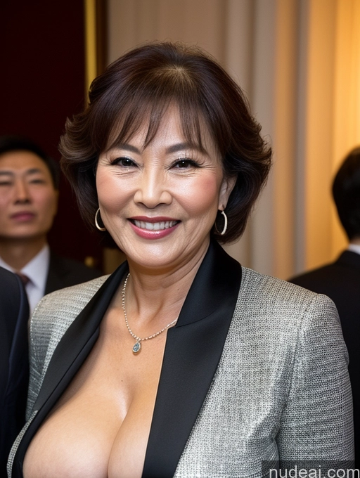 related ai porn images free for Milf Two Busty Perfect Boobs Beautiful Perfect Body 70s Party Suit Stylish Secretary Professor Bra Jacket Cleavage Detailed Chinese Happy Pixie Dark Lighting