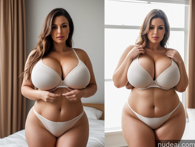 related ai porn images free for Woman One Busty Huge Boobs Big Ass Thick Big Hips Long Hair 40s Sad Brunette White 3d Bedroom Panties Shirt Dynamic View