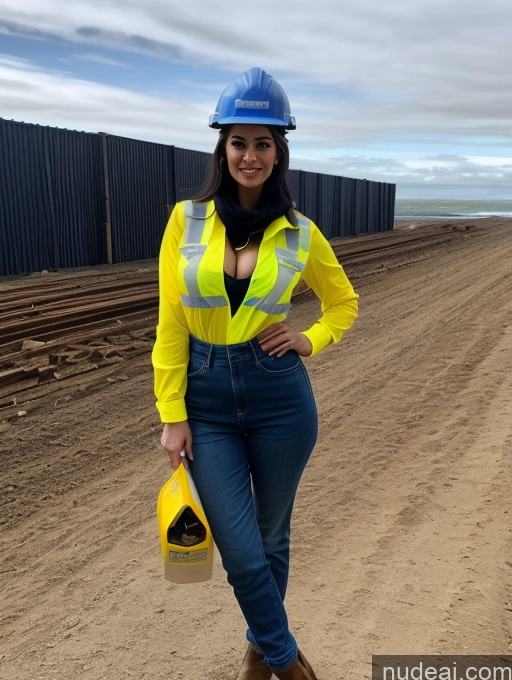 related ai porn images free for Miss Universe Model Busty Perfect Boobs Long Legs 20s Black Hair British Dark Fantasy Deep Blue Eyes Bobcut Construction Worker
