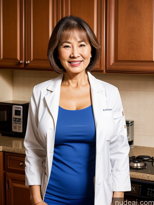 related ai porn images free for Milf Two Perfect Boobs Beautiful Perfect Body 70s Bobcut Kitchen Doctor Jacket Lab Coat Detailed Sexy Face Happy Busty Topless Chinese