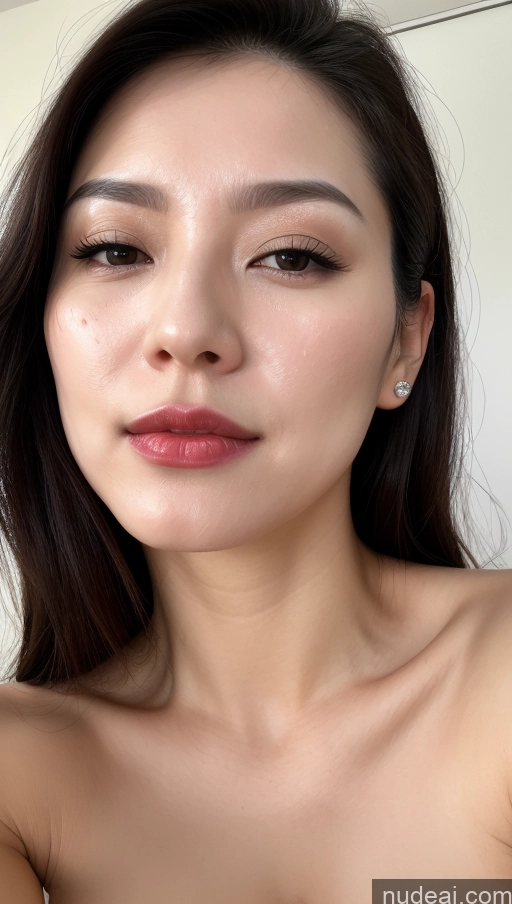 related ai porn images free for Woman One Small Tits Beautiful Lipstick Fairer Skin 30s Black Hair Korean Close-up View Cumshot