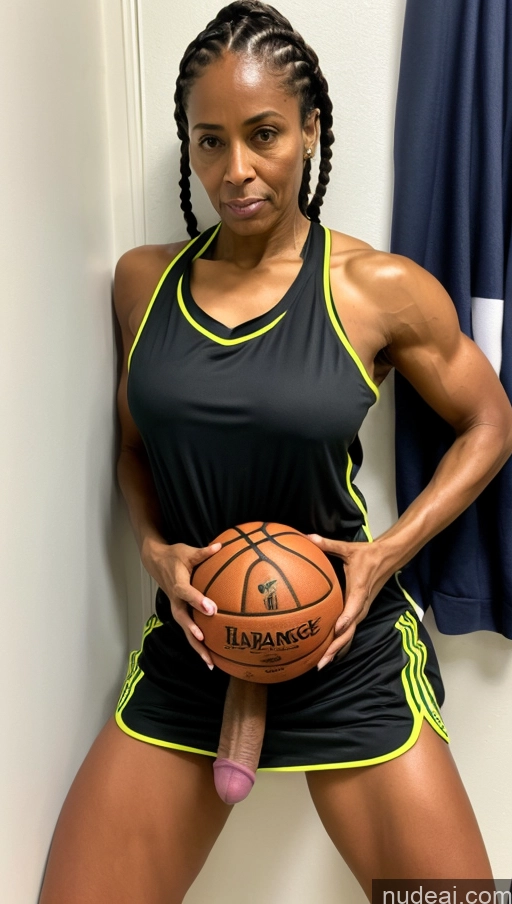 related ai porn images free for Muscular Abs Thick Dark Skin Ethiopian Trans Girl With Erect Penis Braided Black Hair Milf Tattoos Towel 50s Sports Pubic Hair Serious Shocked Basketball