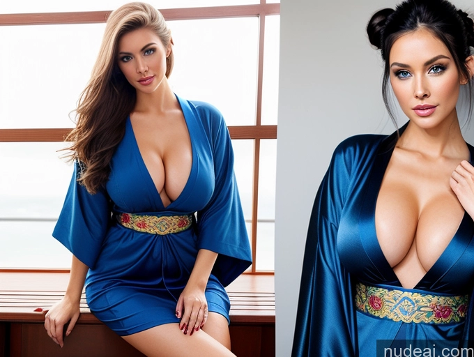 related ai porn images free for Miss Universe Model Busty Perfect Boobs Long Legs Deep Blue Eyes Skinny Kimono 20s Black Hair Swedish Hair Bun