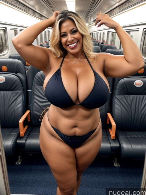 related ai porn images free for One Busty Huge Boobs Thick Tanned Skin 60s Laughing Latina Front View Microkini Thong Lumberjack Halloween Train