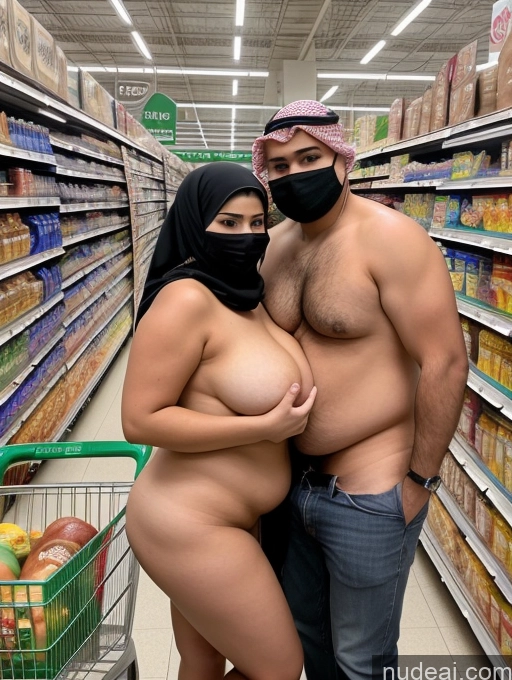 related ai porn images free for Woman + Man Several Huge Boobs Fat Big Ass Pubic Hair 20s Seductive Brunette Arabic Grocery Front View On Back Nude Niqab