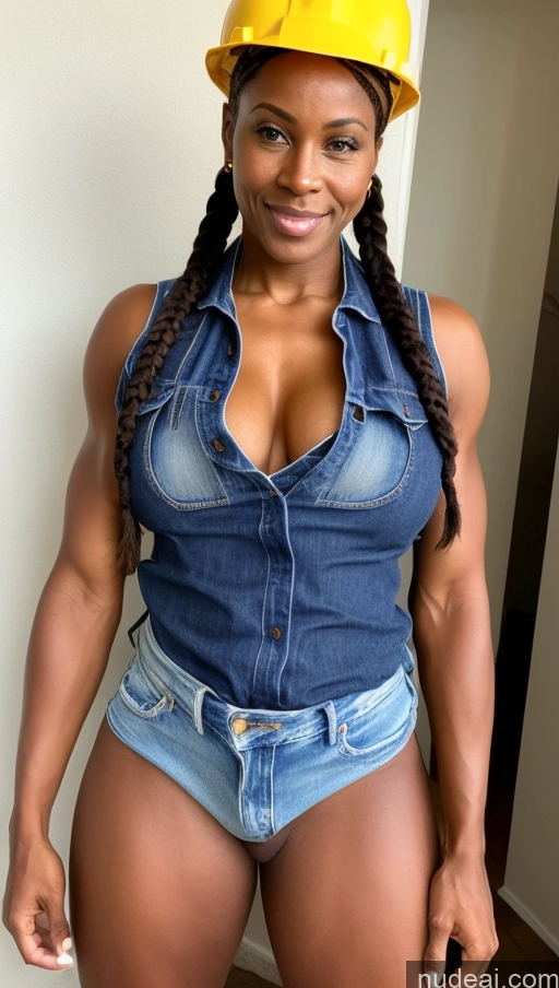 related ai porn images free for Trans Girl With Erect Penis Construction Worker Muscular Abs Thick African 60s Braided Jeans Nude