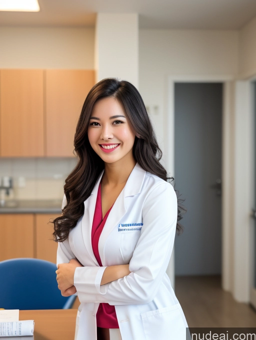 related ai porn images free for One Busty Perfect Boobs 20s Happy Black Hair Indonesian Film Photo Front View Nude Girl Thin Round Glasses Long Hair High Heels High Socks Doctor Lab Coat