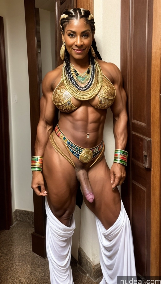related ai porn images free for Egyptian Thick Dark Skin Muscular Abs Trans Girl With Erect Penis Traditional Roman Milf Braided 70s