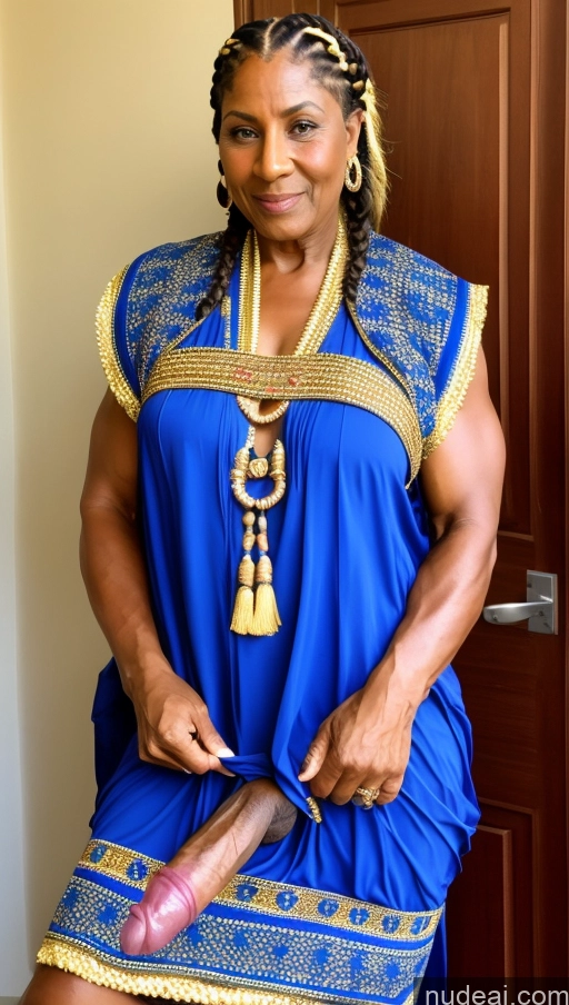 related ai porn images free for Egyptian Thick Dark Skin Muscular Abs Trans Girl With Erect Penis Traditional Roman Milf Braided 70s