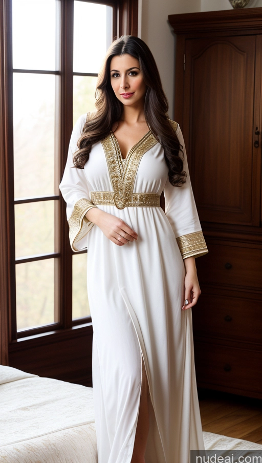 related ai porn images free for Woman One Beautiful Fairer Skin Thick Skinny 30s Seductive Brunette Long Hair Bedroom Traditional Dress Stylish Dark Lighting Small Tits Big Hips Middle Eastern Tunic
