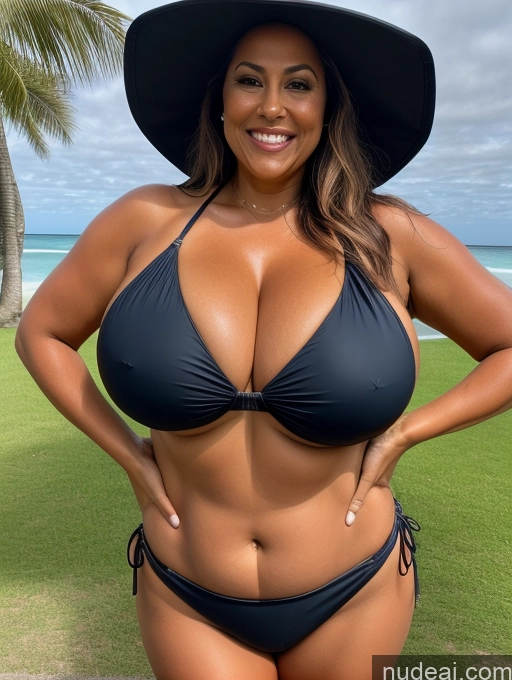 related ai porn images free for One Busty Huge Boobs Thick Tanned Skin 60s Laughing Front View Microkini Thong Lumberjack Polynesian Witch