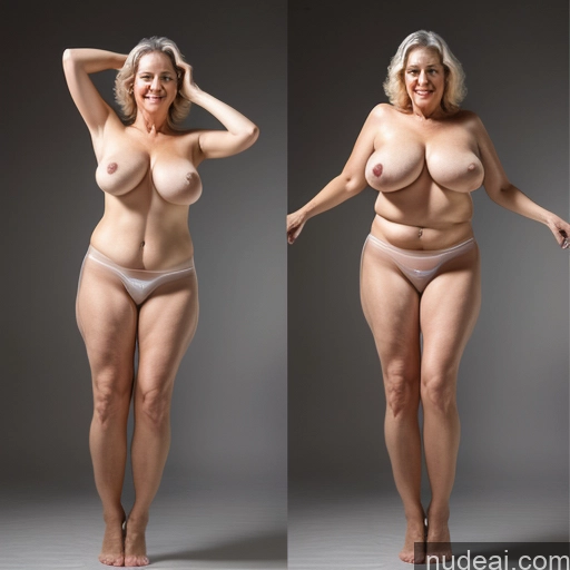 related ai porn images free for Huge Boobs 80s Jumping Transparent Topless Front View Thong Two