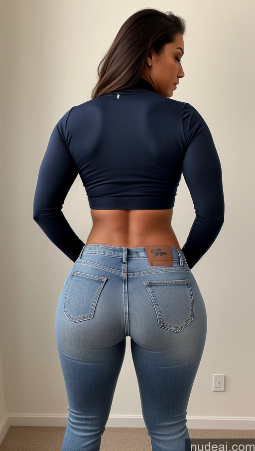 related ai porn images free for Athlete Perfect Boobs Big Ass Big Hips Jeans Front View