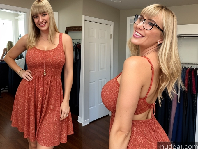 related ai porn images free for 60s Tall Busty Dress Tank Top Blonde Bangs Glasses Party Sundress Ahegao Czech Back View
