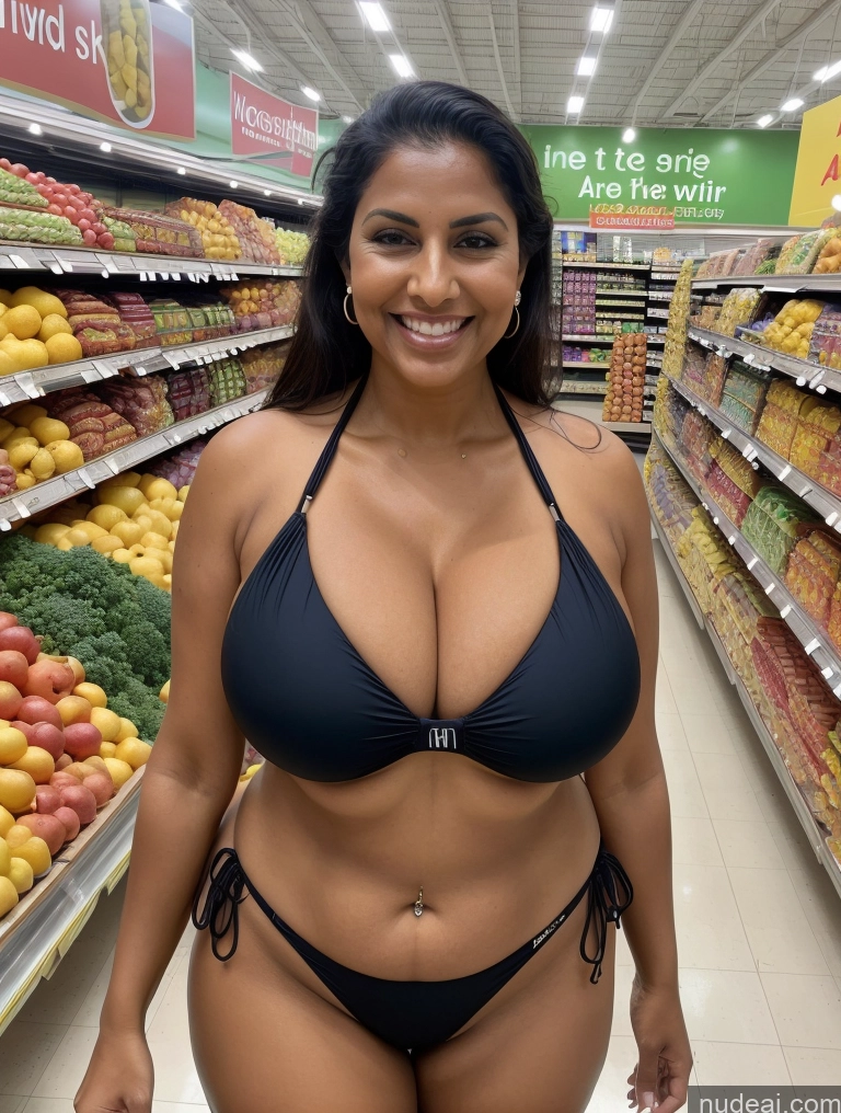related ai porn images free for One Busty Huge Boobs Thick Tanned Skin Laughing Front View Microkini Thong Indian 70s Grocery