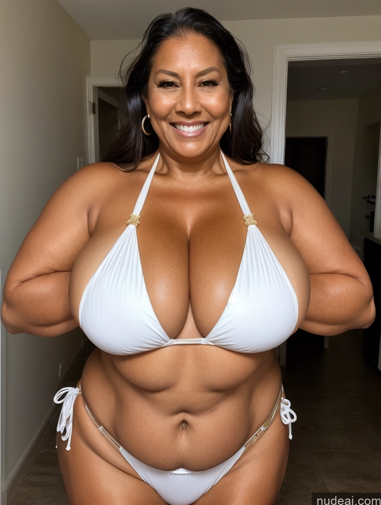 related ai porn images free for One Busty Huge Boobs Thick Tanned Skin 60s Laughing Front View Microkini Thong Native American Maid