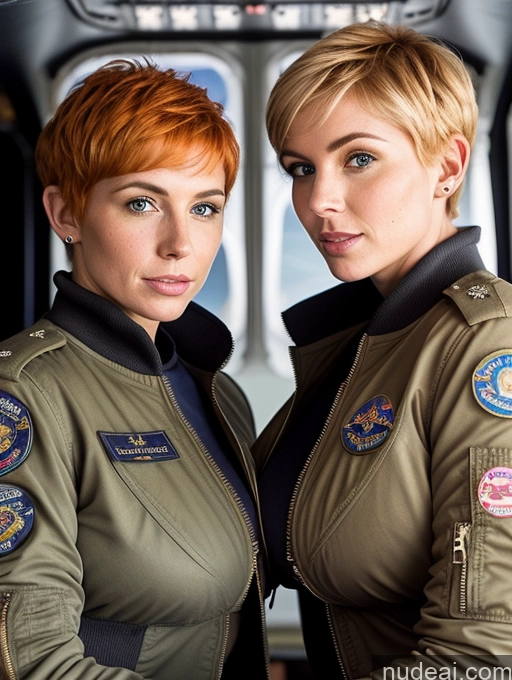 related ai porn images free for Two Huge Boobs Perfect Boobs Beautiful Perfect Body Blonde Pixie Irish Front View Detailed Sexy Face Bomber Pilot
