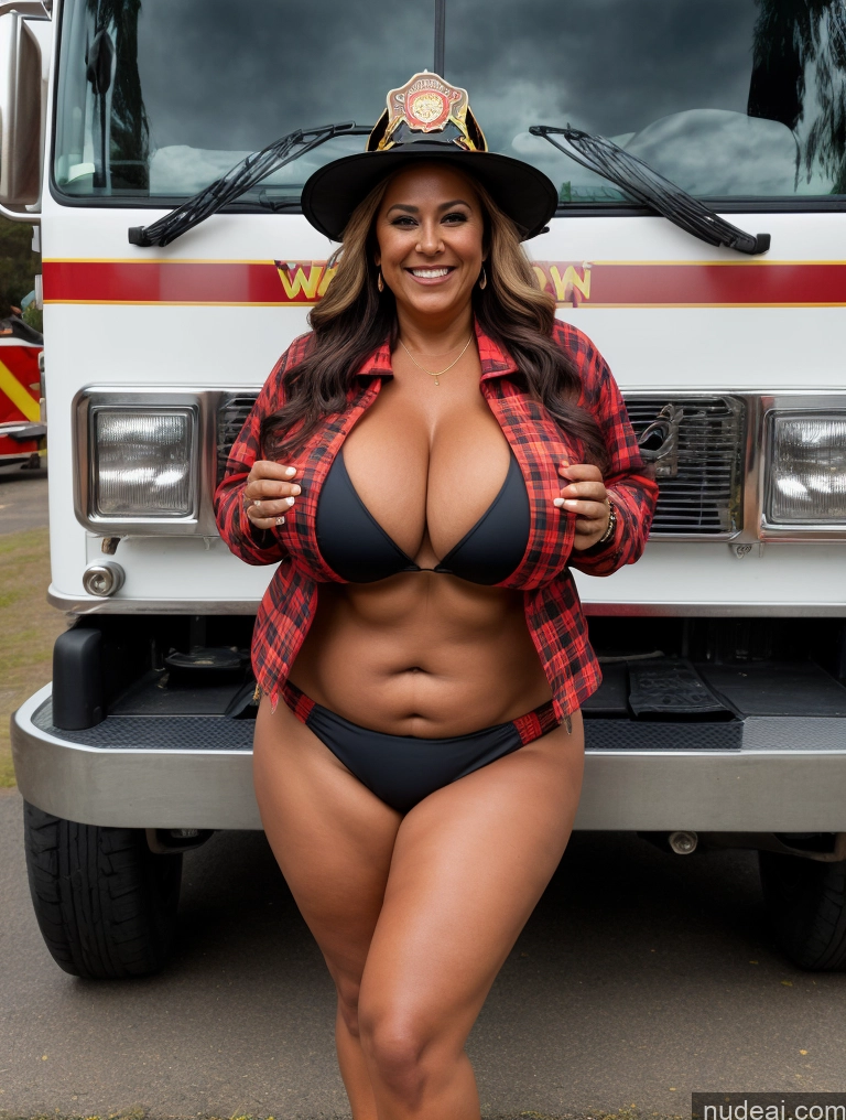 related ai porn images free for One Busty Huge Boobs Thick Tanned Skin 60s Laughing Front View Microkini Thong Polynesian Lumberjack Jacket Witch Firefighter