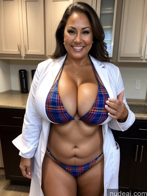 related ai porn images free for One Busty Huge Boobs Thick Tanned Skin Laughing Front View Microkini Thong 60s Polynesian Lumberjack Lab Coat Halloween