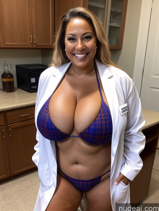 related ai porn images free for One Busty Huge Boobs Thick Tanned Skin Laughing Front View Microkini Thong 60s Polynesian Lumberjack Lab Coat Halloween