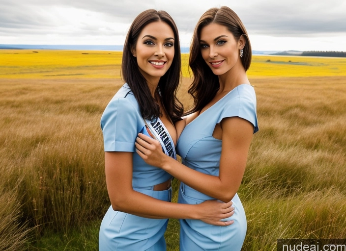 related ai porn images free for Miss Universe Model Busty Perfect Boobs Skinny Abs Perfect Body 20s Deep Blue Eyes Black Hair Bobcut Laughing Back View Meadow Swedish Flight Attendant Beautiful Lipstick Tall