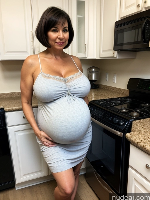 related ai porn images free for Milf One Huge Boobs Big Hips Pregnant Short 50s Sad Black Hair Short Hair White Kitchen Stockings Nightgown