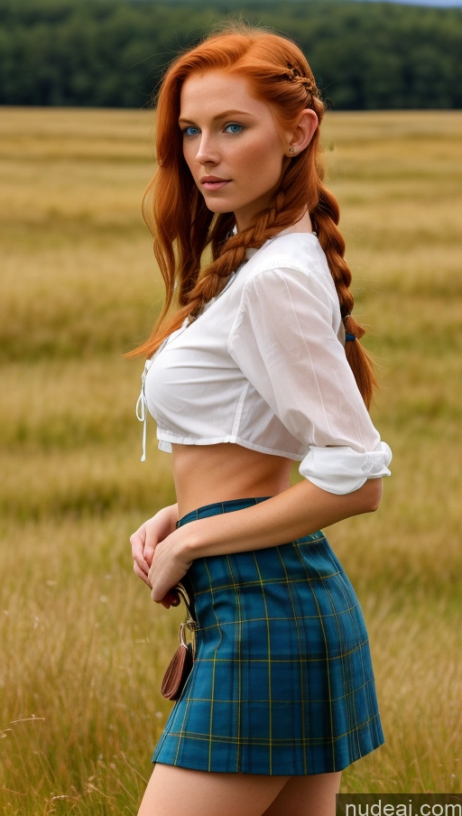 related ai porn images free for Perfect Boobs Beautiful Skinny Abs Perfect Body 20s Skin Detail (beta) Deep Blue Eyes Meadow Long Legs Ginger Kilt Irish Blouse Cleavage Braided Seductive Side View