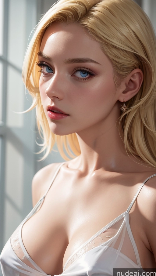 related ai porn images free for Close-up View Blonde Slicked Chemise Transparent