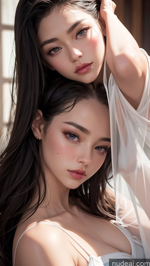 related ai porn images free for Close-up View Slicked Chemise Transparent Brunette Asian Thick