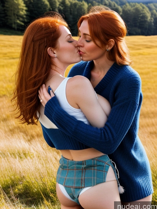 related ai porn images free for Busty Perfect Boobs Beautiful Skinny Abs Long Legs Tall Perfect Body 20s Ginger Bobcut Irish Skin Detail (beta) Meadow Kilt Sweater Deep Blue Eyes Carry On Back Hug From Behind Kisses