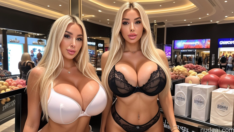 related ai porn images free for Bimbo Huge Boobs Two Underwear Mall