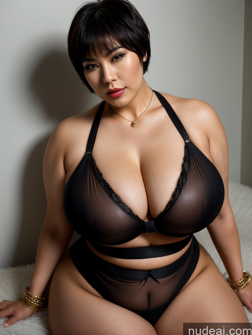 related ai porn images free for Huge Boobs Black Hair Chinese Cleavage Pearl Jewelry Jewelry 50s Kidnap Chubby Sexy Face Transparent Short Hair Dress Seductive