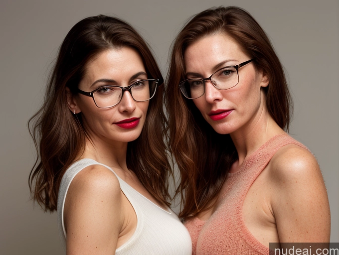 related ai porn images free for 50s Irish Skinny Tall Glasses Brunette Messy Long Skirt Mini Skirt Sweater Transparent Happy Angry Sexy Face Two Massage Lipstick