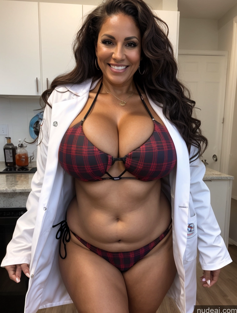 related ai porn images free for One Busty Huge Boobs Thick Tanned Skin 60s Laughing Front View Microkini Thong Latina Lumberjack Lab Coat Halloween Parka