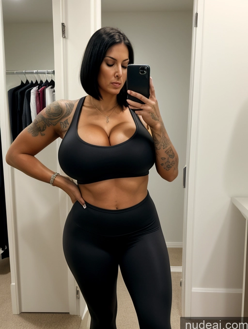 related ai porn images free for Tank Top Spandex Pantyhose Tall Tanned Skin Huge Boobs Tattoos Cleavage Bright Lighting Black Hair Bobcut Front View Milf Changing Room Sad 30s Serious Orgasm