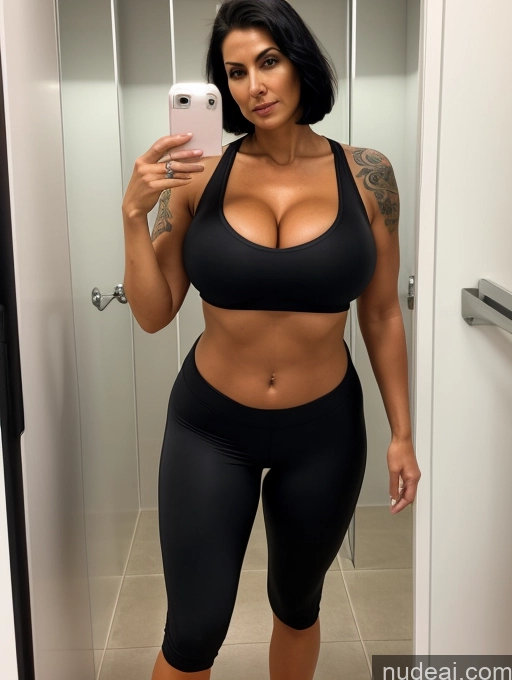 related ai porn images free for Tank Top Spandex Pantyhose Tall Tanned Skin Huge Boobs Tattoos Cleavage Bright Lighting Black Hair Bobcut Front View Milf Changing Room Sad 30s Serious Sexy Face