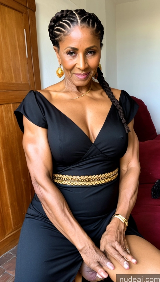 related ai porn images free for Milf 70s Black Hair Braided Wearing Blackdresslora Trans Girl With Erect Penis Ethiopian Muscular Abs Traditional