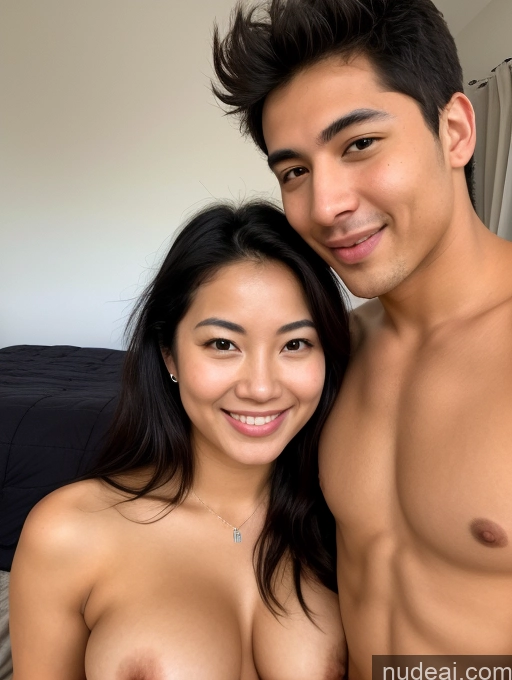 related ai porn images free for Busty 18 Happy Black Hair Messy Asian Bedroom Soft + Warm Front View Nude Diamond Jewelry Woman + Man Two Blowjob