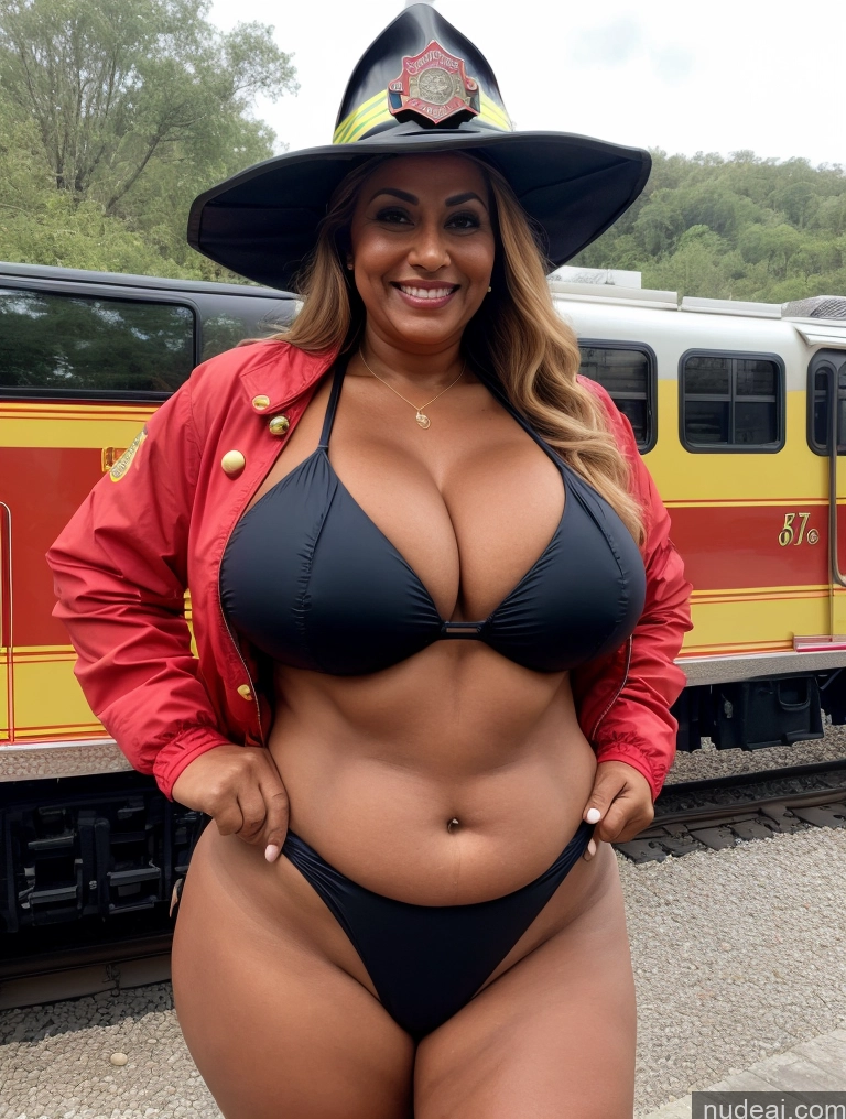 related ai porn images free for One Busty Huge Boobs Thick Tanned Skin 60s Laughing Front View Microkini Thong Indian Jacket Witch Firefighter Train