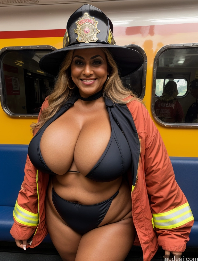related ai porn images free for One Busty Huge Boobs Thick Tanned Skin 60s Laughing Front View Microkini Thong Indian Jacket Witch Firefighter Train