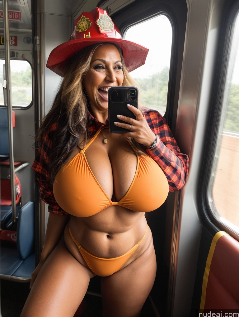 related ai porn images free for One Busty Huge Boobs Thick Tanned Skin Laughing Front View Microkini Thong Brazilian Lumberjack Halloween Witch Firefighter 70s Train