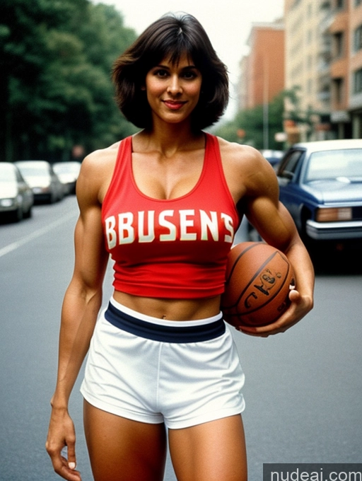 related ai porn images free for Bodybuilder Huge Boobs Perfect Boobs Muscular Abs Tall Long Legs 40s Sexy Face Black Hair Indian Cleavage Street Basketball 80s Short Hair