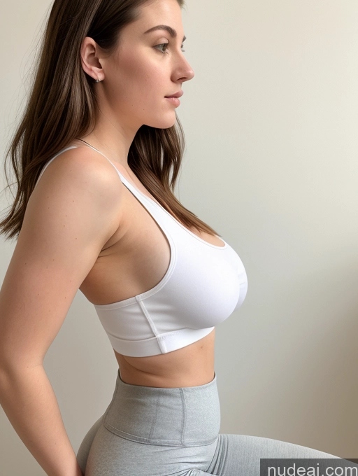 related ai porn images free for Fairer Skin Pubic Hair 18 Yoga Pants Tank Top Side View Small Tits Thick Busty