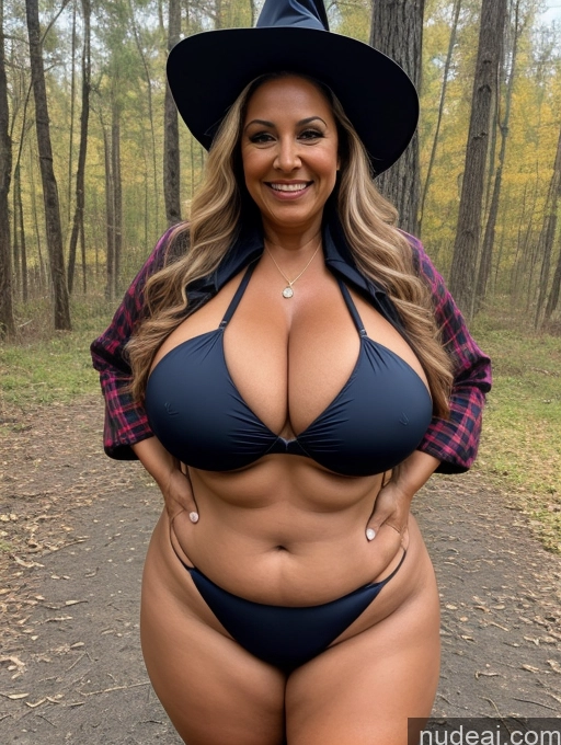 related ai porn images free for One Busty Huge Boobs Thick Tanned Skin Laughing Front View Microkini Thong 70s Latina Jacket Witch Lumberjack