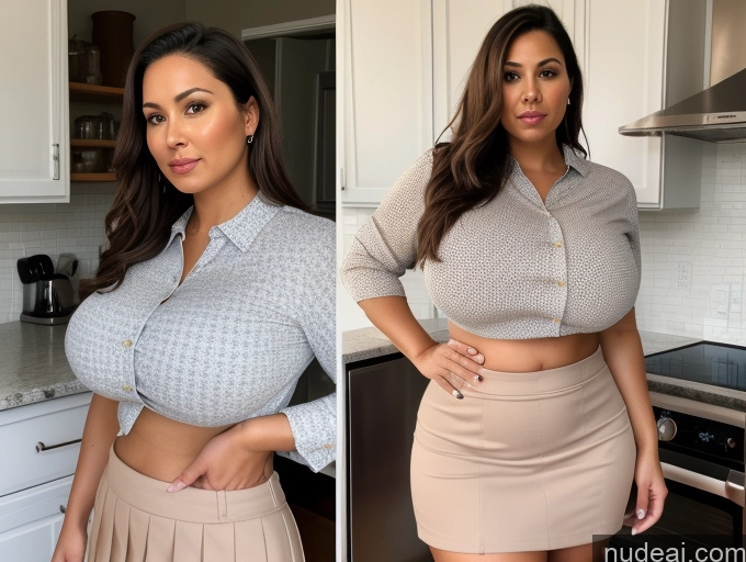 related ai porn images free for Woman Busty Huge Boobs Big Ass Thick Chubby Big Hips 40s Brunette Serious Long Hair White Skin Detail (beta) Kitchen Full Frontal Blouse Mini Skirt