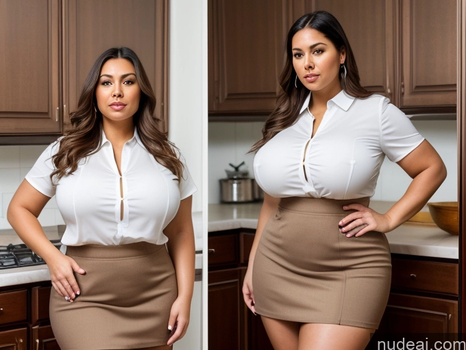 related ai porn images free for Woman Busty Huge Boobs Big Ass Thick Chubby Big Hips 40s Brunette Serious Long Hair White Skin Detail (beta) Kitchen Full Frontal Blouse Mini Skirt