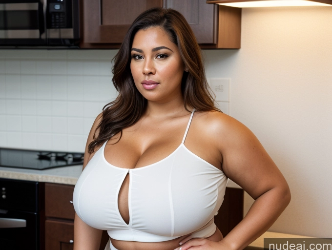 related ai porn images free for Woman Busty Huge Boobs Big Ass Thick Chubby Big Hips 40s Brunette Serious Long Hair White Skin Detail (beta) Kitchen Full Frontal Blouse One Short Shorts