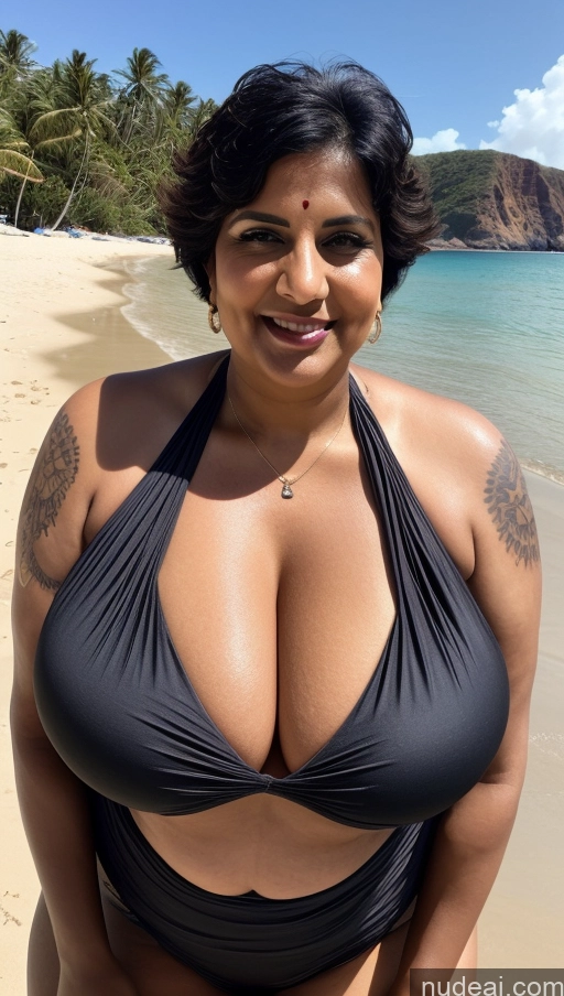 related ai porn images free for Milf Busty Huge Boobs Beautiful Tattoos Big Ass Thick Big Hips Tall Dark Skin Laughing Indian Cyberpunk Close-up View Goth Sari Cleavage Detailed Sexy Face 50s Fat Beach Pixie
