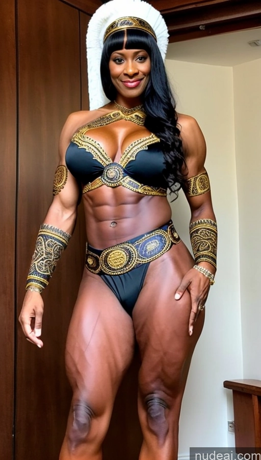 related ai porn images free for Trans Girl With Erect Penis Dark Skin Traditional Abs Muscular Milf 60s Nigerian Tattoos Barbarian Woman Roman